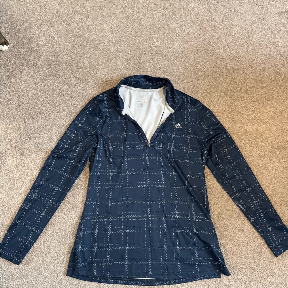 Adidas Navy Golf Pullover